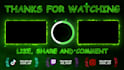 make custom 4k youtube outro, end screen animation, end card