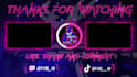 make custom 4k youtube outro, end screen animation, end card