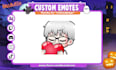 draw chibi animated emotes for twitch, youtube, discord