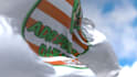 create an animated flag with your logo or text