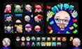 draw chibi emotes for streamers, vtubers, twitch and discord