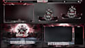 design twitch overlay, stream overlay, twitch panels, animated stream package