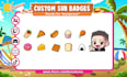 draw chibi twitch emotes, sub badges, vtuber animated emotes