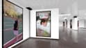 create realistic slideshow video nft promo in 3d art gallery