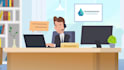 create premium 2d animation, modern motion graphics video