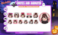 draw chibi twitch emotes, sub badges, vtuber animated emotes