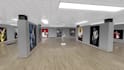 create realistic slideshow video nft promo in 3d art gallery