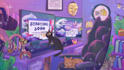 create animation brb, starting soon, offline screen for kick, twitch, youtube