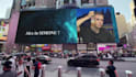 add your logo or anything else to this billboard filmed in times square,new york