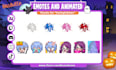draw chibi animated emotes for twitch, youtube, discord