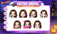 draw chibi twitch emotes, sub badges, stream animated emotes