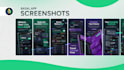 design app screenshots for app store and google play