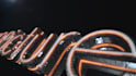 create 3d metallic logo glow animation intro