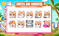 draw chibi animated emotes for twitch, youtube, discord