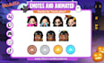 draw chibi twitch emotes, sub badges, vtuber animated emotes