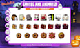 draw chibi twitch emotes, sub badges, vtuber animated emotes