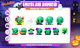 draw chibi twitch emotes, sub badges, vtuber animated emotes
