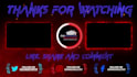 make custom 4k youtube outro, end screen animation, end card