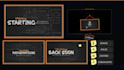 design a animated twitch overlay stream package and more