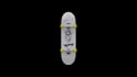 make a 3d skateboard mock up 360 perfect loop video