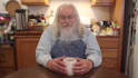 be your spokesperson as elmer, drinking coffee