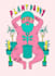 create epic animated gif stickers trippy 90s cartoon vibes