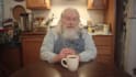 be your spokesperson as elmer, drinking coffee
