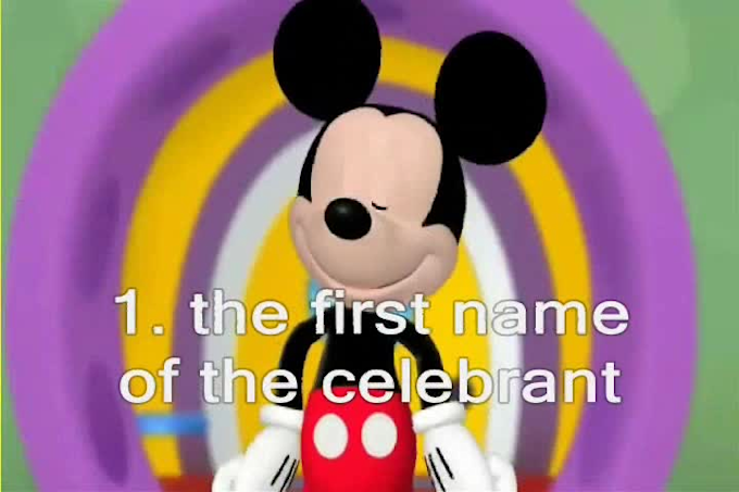 Mickey Mouse Clubhouse Custom Name Birthday Shirt