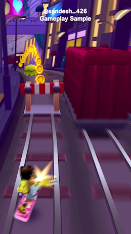 Record subway surfer gameplay for your tiktok by