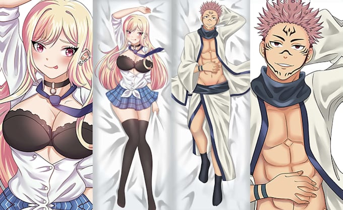 Body Pillow Funda Almohada Anime Almohada Anime Husbando Hobby