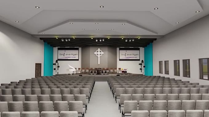 Church Interior 3d Design Layout 120 Church Buildings Ideas