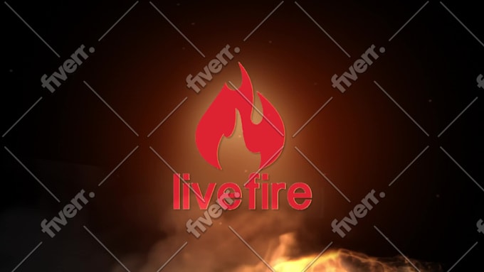 Do fire logo intro video with real flame 4k by Homerdhoo Fiverr