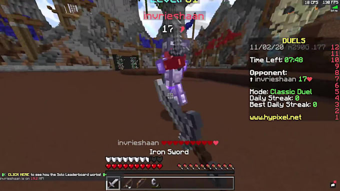 minecraft fishing rod pvp