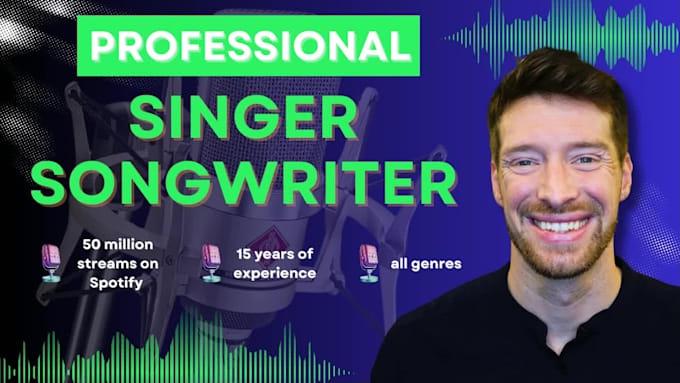 be your male singer and songwriter in english and german