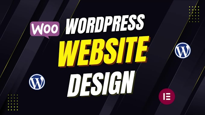 create website wordpress design and development with elementor website builder