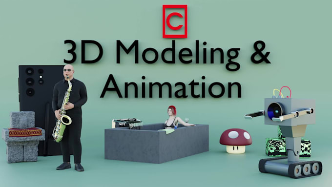 do a small scale 3d modeling and animation