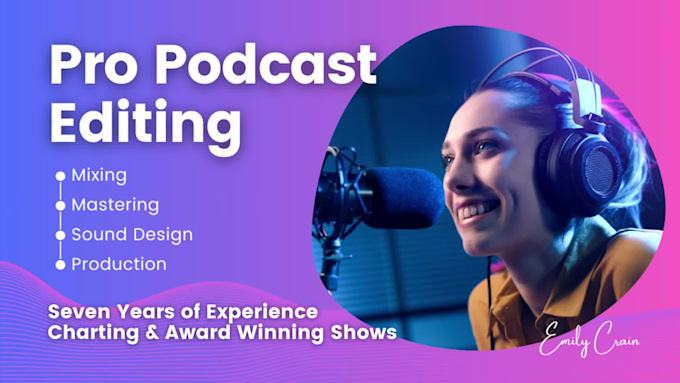 edit, mix, and master your podcast episode