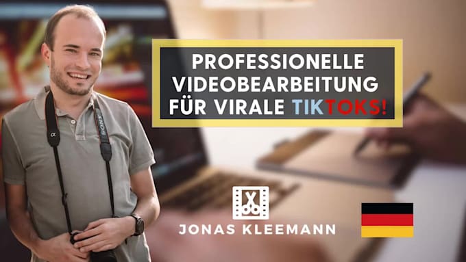 do professional tiktok video editing for viral content german