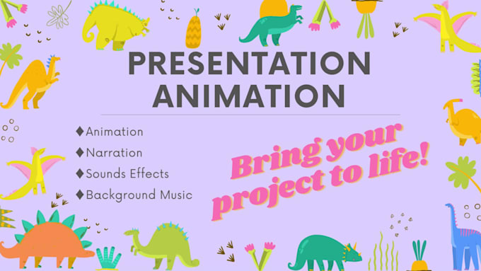 I will animate your presentation into an amazing video