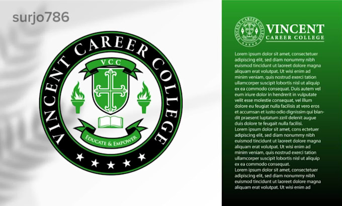 design schools, colleges, and universities logo