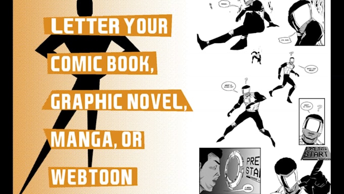 add lettering and sound effects to your comic book