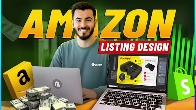 design amazon listing images, shopify product photos