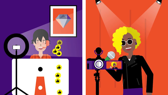 create a 2d explainer video or sale video