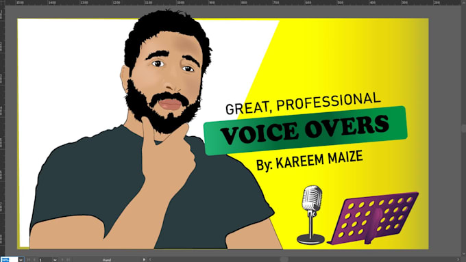 record a male voice over impersonation for fun