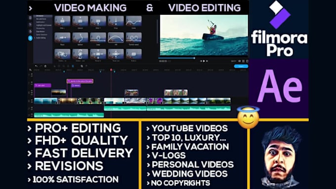 be your youtube content creator and video editor