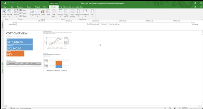create wbs and gantt chart in ms excel and ms project