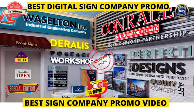 make sign company promotional video
