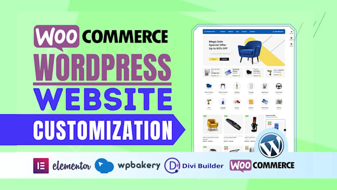 fix wordpress woocommerce website issues or woocommerce customization