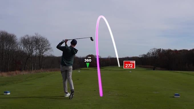add professional shot tracers to your golf videos