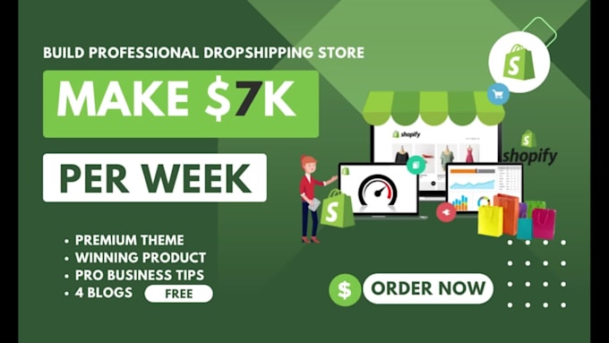 build ecommerce website shopify